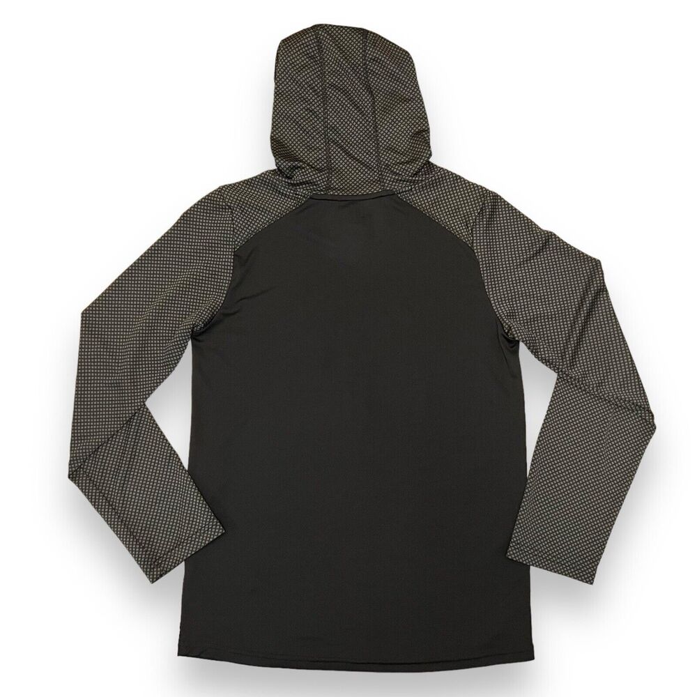 NBA‎ SA Spurs Youth LG Performance Hood Long Sleeve Shirt Black Gray - Picture 2 of 6